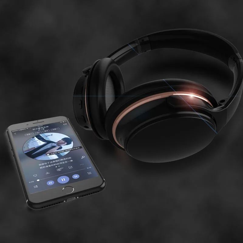 Беспроводные Bluetooth наушники XMXCZKJ, Накладные наушники CVC с шумоподавлением, беспроводная гарнитура с микрофоном для мобильного телефона/планшета