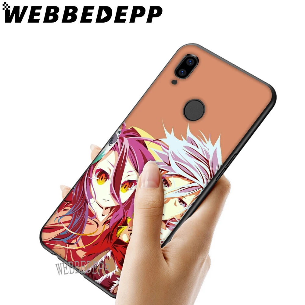 WEBBEDEPP мягкий чехол для Huawei Honor 6 7A Pro 7C 8C 7X 8X 8 9 10 lite Note10 аниме без игры жизни|Бамперы| |