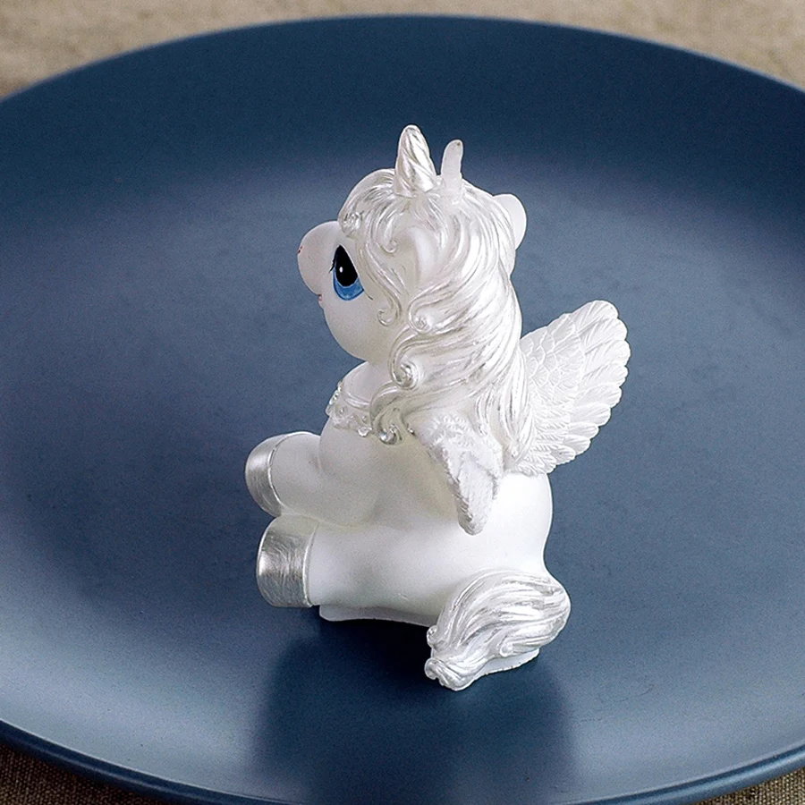 Мини арт торт свечи при свечах Дети День рождения без дыма Декор Розовый пони