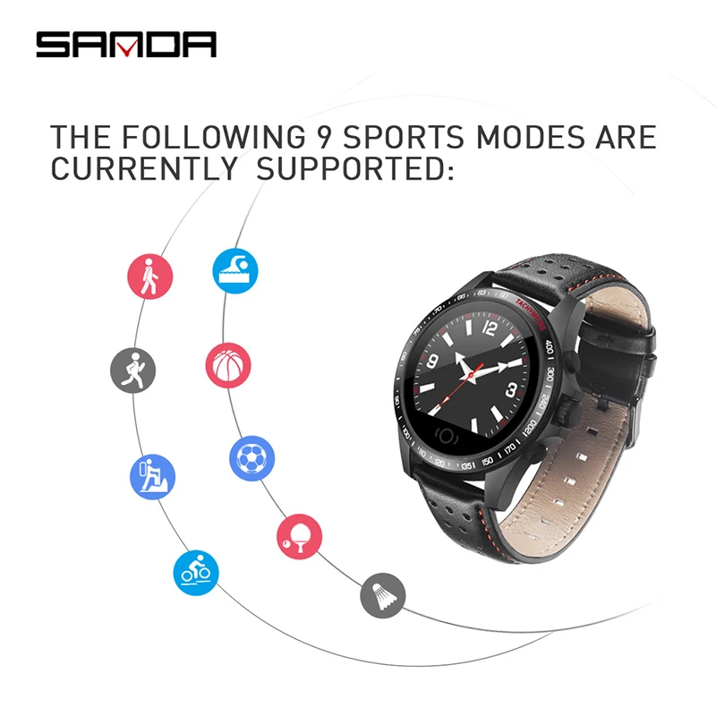 Bluetooth Смарт спортивные часы электронные наручные кровяное давление