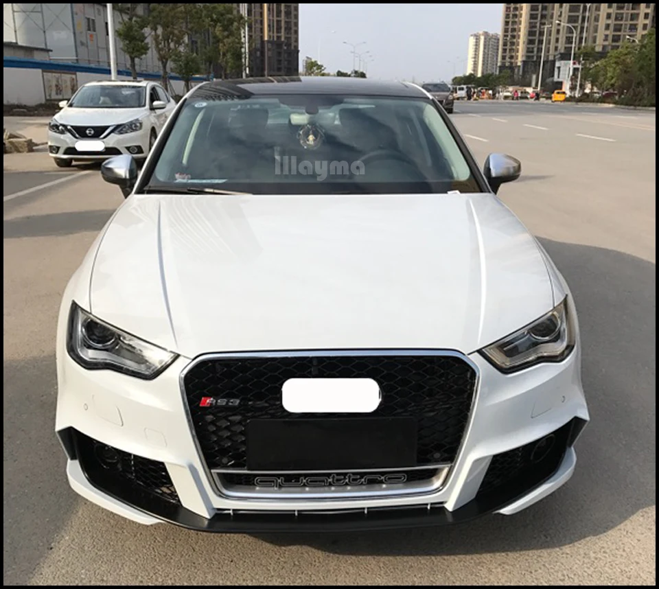 Хромированный зеркало ABS крышка для Audi A3 8 V год A3 автомобиль серебряный цвет ваши зеркала и добавит позитива Вашей поездке, колпачок(заменить