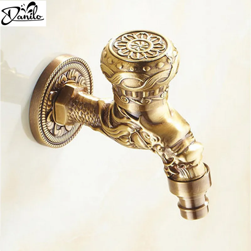 Роскошный декоративный садовый кран с креплением на стену|garden faucet|washing machine tapsgarden