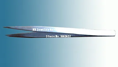 Белый Пинцет для пайки-прямой ювелирный пинцет 10 штук бесплатная доставка