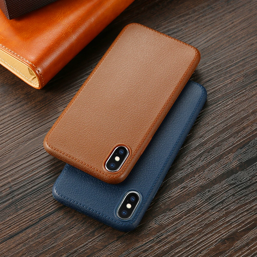 Tikitaka, однотонный кожаный чехол для iPhone XS MAX 8 Plus, мягкая полиуретановая Противоударная задняя крышка для iPhone XS XR 7 6s Plus