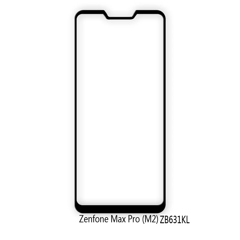 Защитная пленка для экрана с полным клеем из закаленного стекла ASUS ZenFone Max Pro M2