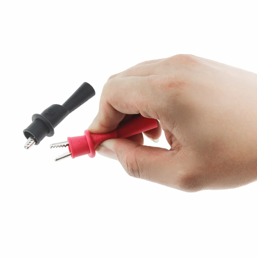 

Shanwen 1 Pair Probe Gold-plated Test Leads for Multimeter Needle Tip + Alligator Pliers 4NB900180