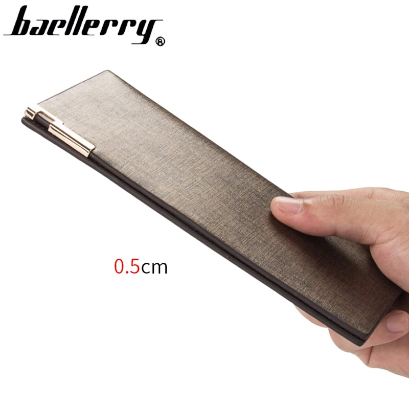 Мужской кошелек из кожи mircofiber длинный Многофункциональный вместительный