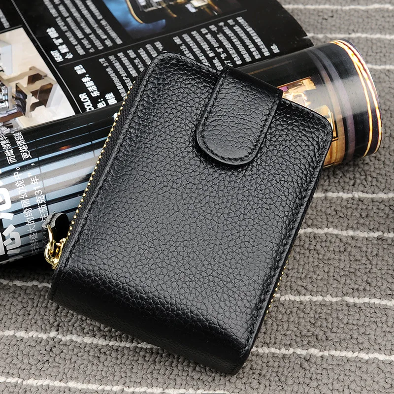 Винтажный кошелек из воловьей кожи 2019 мужские кошельки натуральной личи для