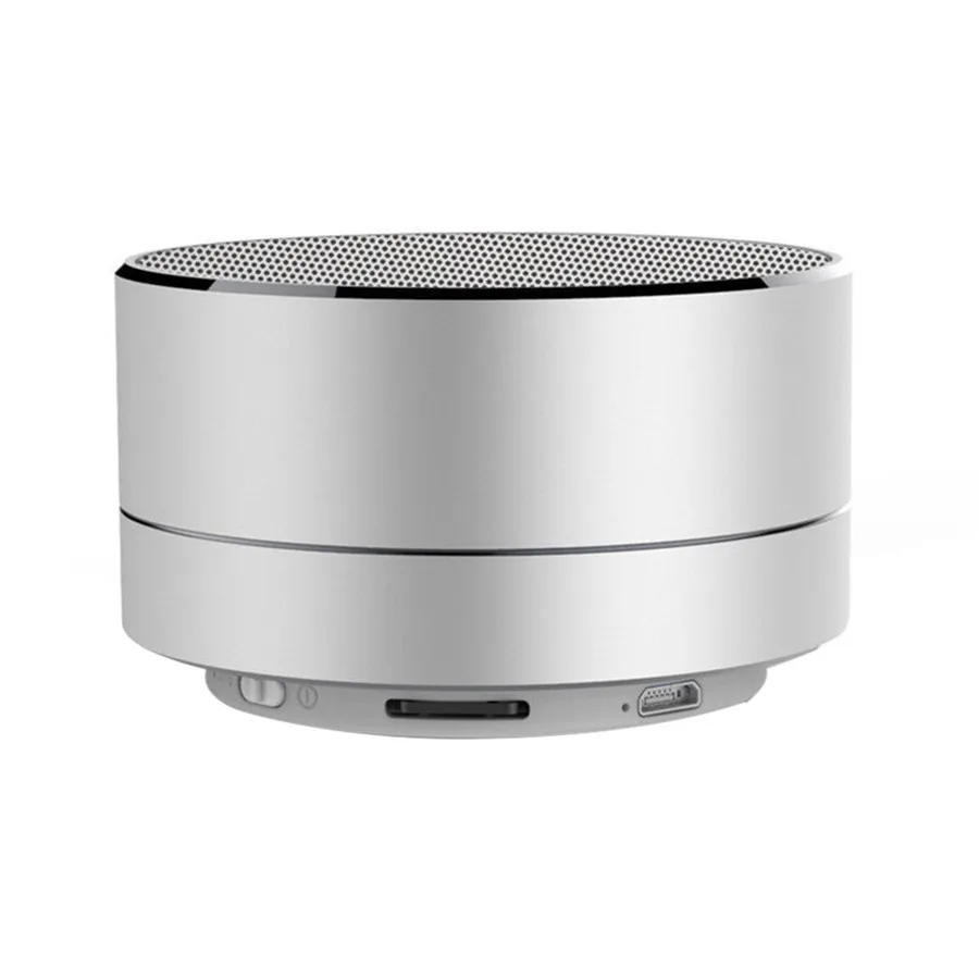 Металлический Bluetooth динамик a10 с микрофоном портативный мини Супер Бас Сабвуфер