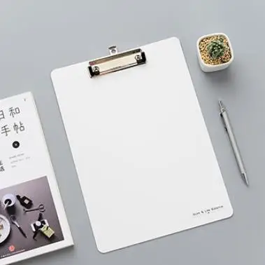 Coloffice Simple A4 folder board plywood writing board folder stationery supplies folder clip board clip office supplies 1Piece - Цвет: Зеленый