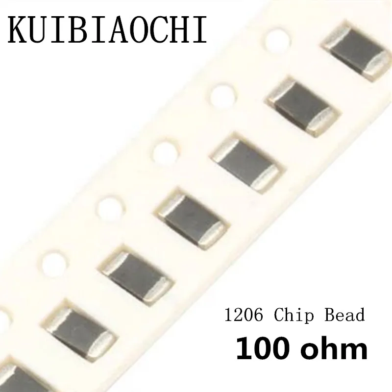 100pcs/lot 1206 3216 Chip Bead 3.2mm*1.6mm SMD magnetic bead Error 25% 300mA 100MHz Обустройство дома