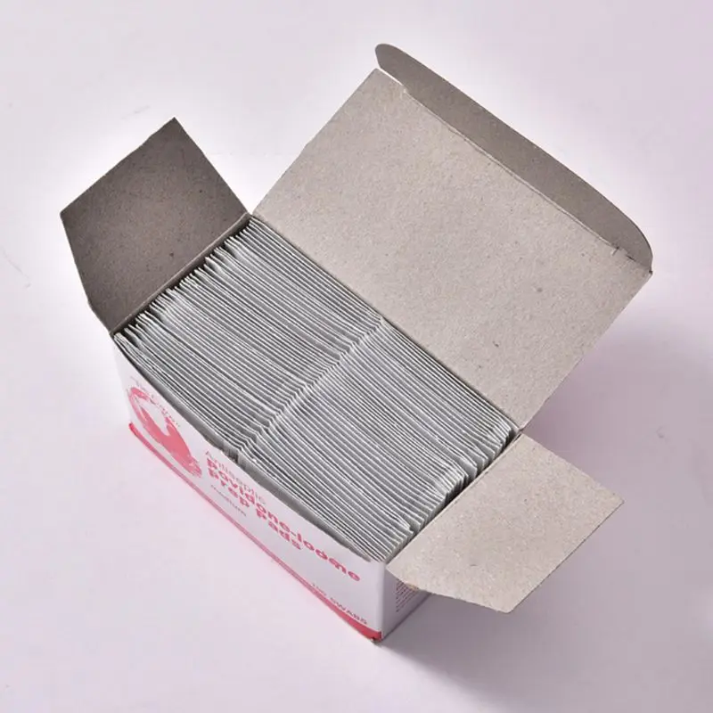 Дезинфекция йодом 100 шт. салфетки для стерилизации аптечка первой помощи