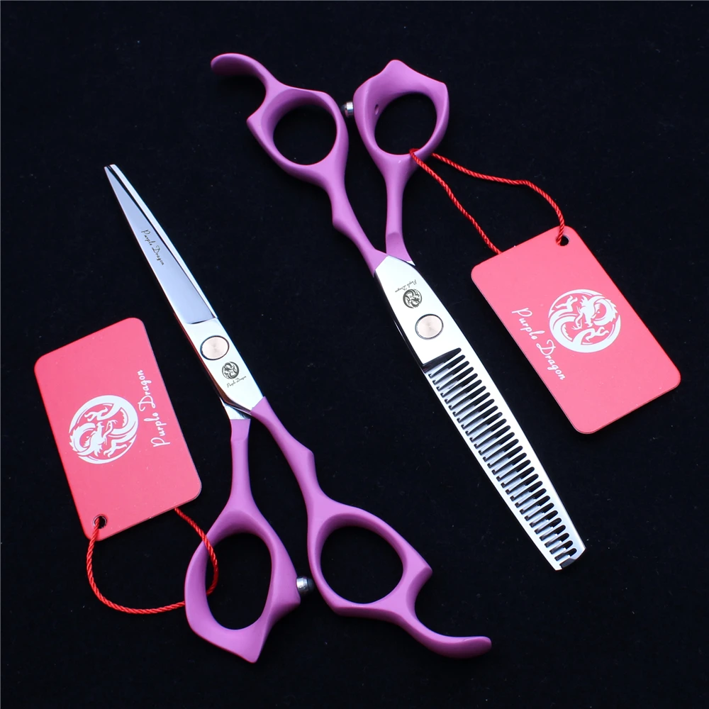 1Pair 6&quot 17.5cm Elastic Handle Hairdresser's Scissors Thinning Cutting Shears Haircut Professional Hair Z1124 | Красота и