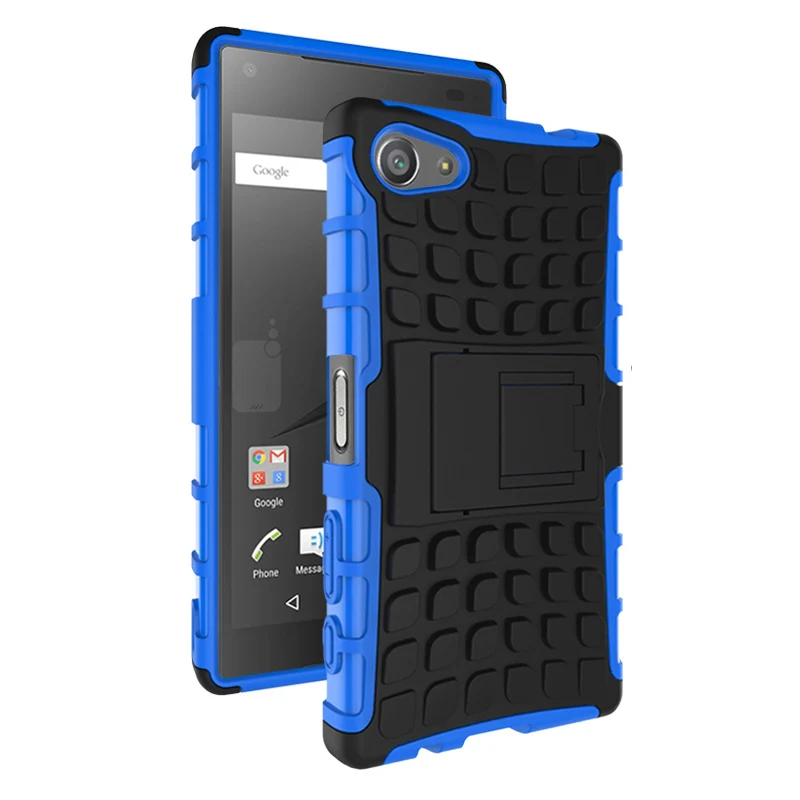 Blue Чехол для sony Xperia Z2 Z3 Z5 Compact Coque, защитный противоударный чехол s для sony Xperia Z5 Mini, защитный чехол для телефона - Цвет: Blue