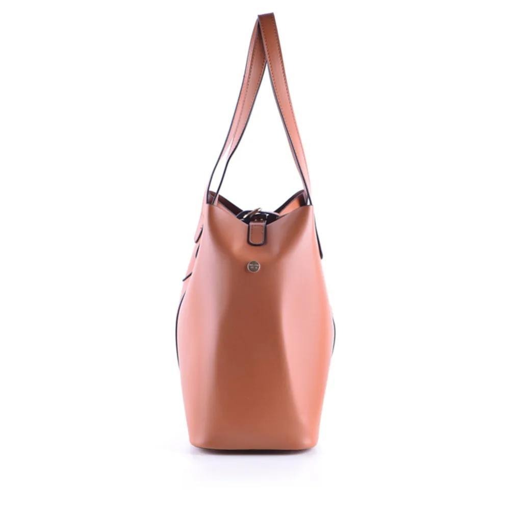 Винтажная очень большая сумка-ведро женская 3-полосная Повседневная