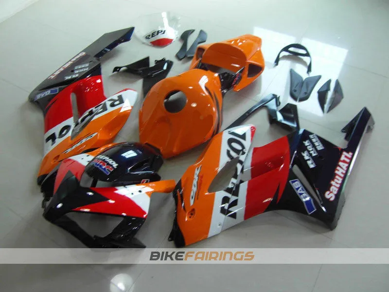 Новый комплект обтекателей для кузова из АБС пластика 100% подходит Honda CBR1000RR 04 05