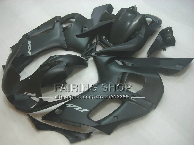 D6EF серебряные черные Обтекатели комплекты для YAMAHA YZFR6 1998 1999 2000 2001 2002 на заказ YZF R6 98