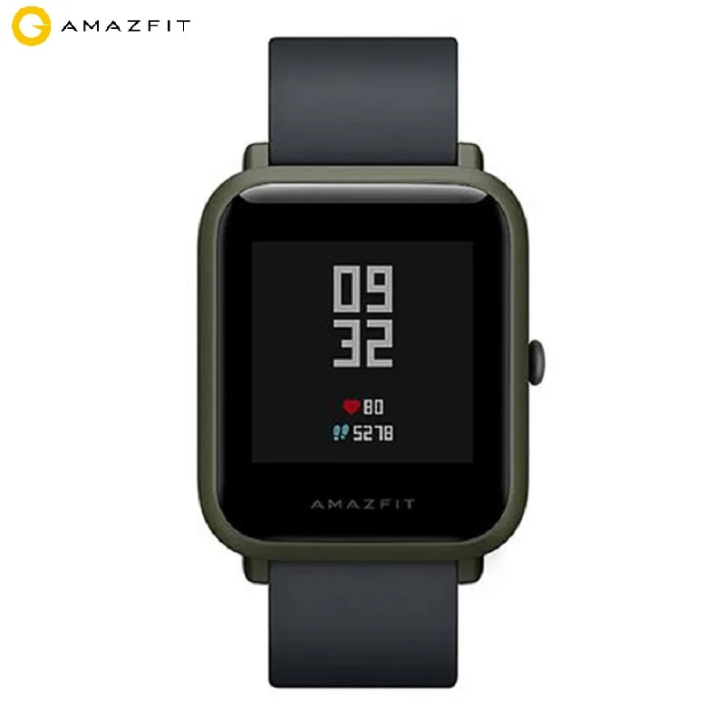 Международная версия Xiaomi Huami AMAZFIT Bip Smartwatch gps стеклянный гранулированный экран