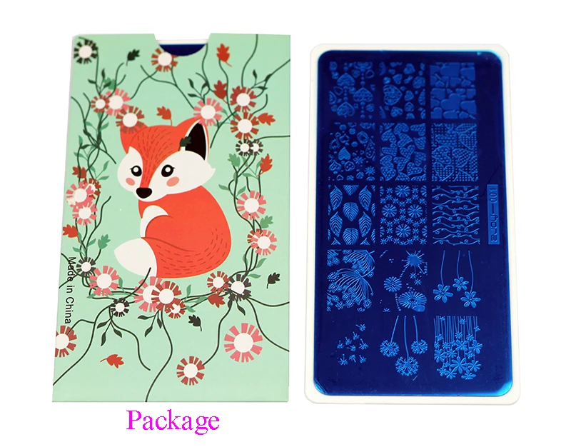 

ZJOY 028 1 Pc Animal Pattern For Stencils Nail Stamp Plate Stamping Image Konad For Nails Stamp QREHTUER454654