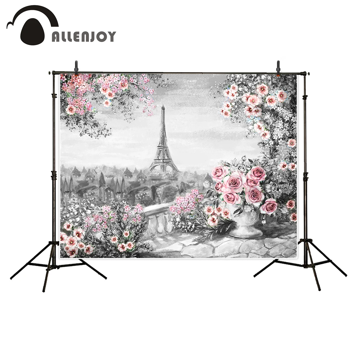 Allenjoy винтажный Фотофон на День святого Валентина 14 февраля с Эйфелевой башней