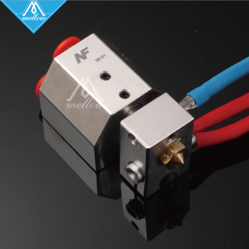 Мягкий цельнометаллический hotend простой сменный комплект для печати peek PA нити для E3D V6 titan AQUA водяное охлаждение 3D принтер экструдер