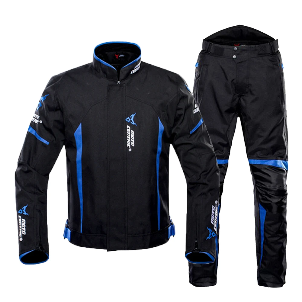 MC-1702 Blue Suit MOTOCENTRIC мотоциклетная куртка, водонепроницаемая мотоциклетная куртка, бронежилет для езды, гоночная мотоциклетная куртка, одежда для мотозащиты для мужчин - Цвет: MC-1702 Blue Suit