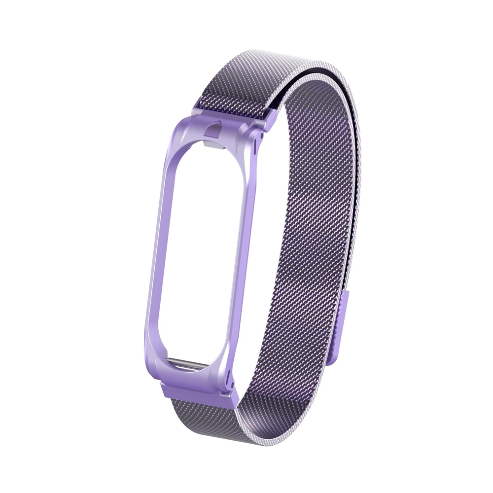 Для mi band 4 3 ремешок металлический магнитный браслет для Xiaomi mi band 4 умный браслет Сменные аксессуары для Xiao mi band 4