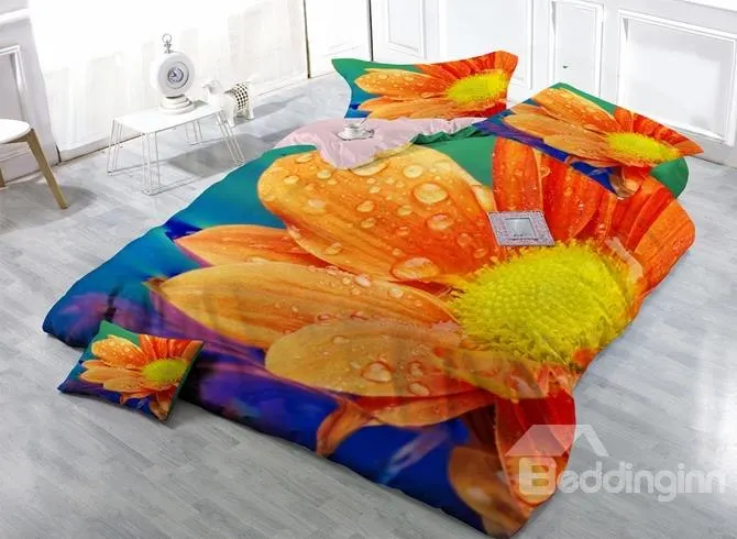 Набор пододеяльников из 3 предметов с принтом Дейзи|Комплекты постельного белья|