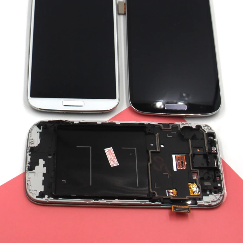 I9505 I9500 ЖК-дисплей с Сенсорный экран планшета для samsung Galaxy S4 Экран рамкой сборки AAA