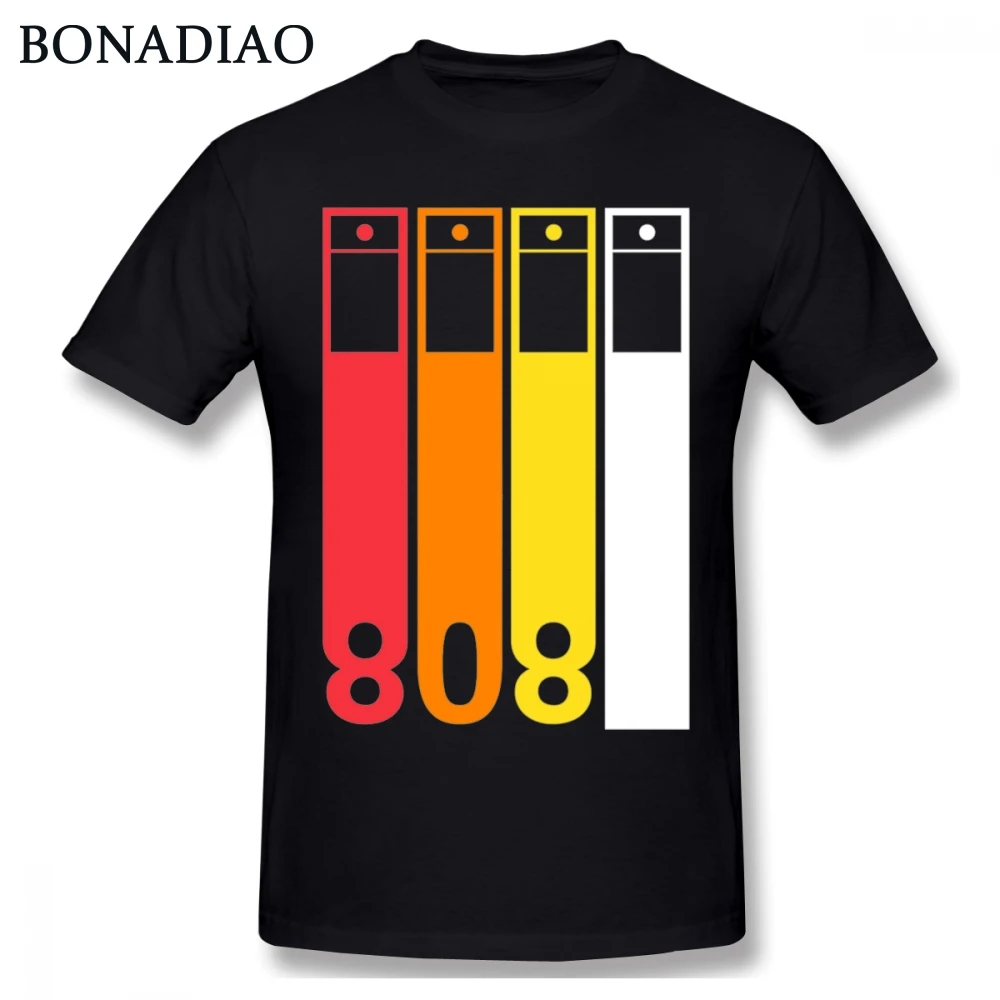 New Fashion Roland TR 808 Drum Machine T Shirt Music Stylish Unique Design T-Shirt Graphic Cotton Print Tee | Мужская одежда