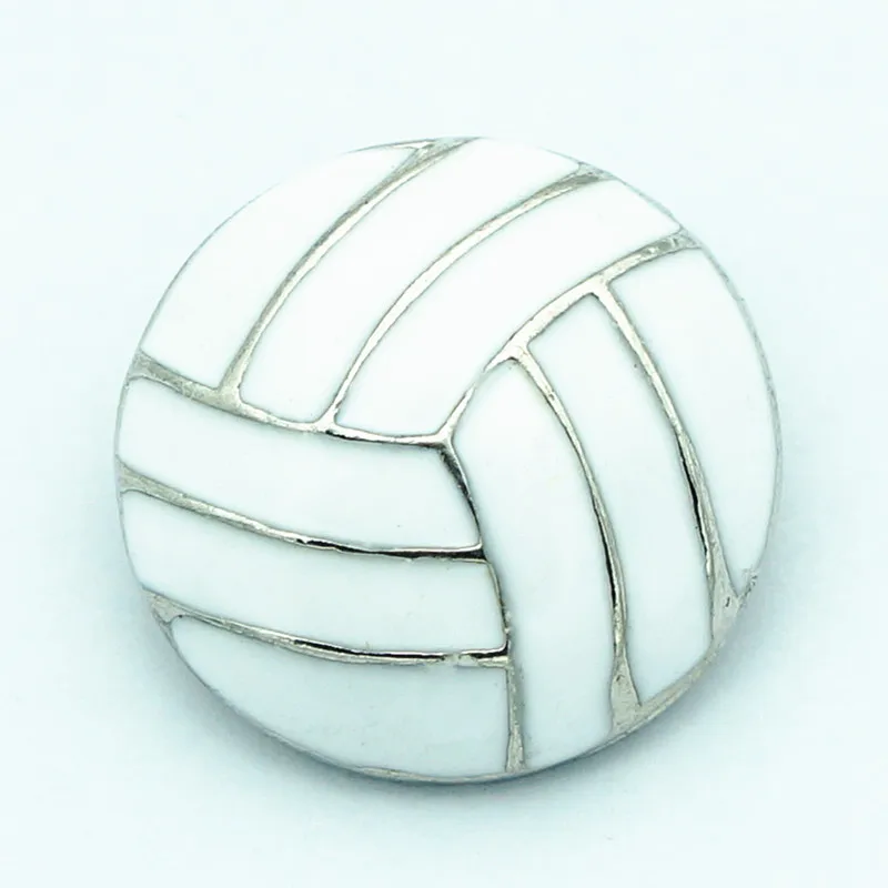 KZ3230 Fashion beauty Oil Sport Basketball baseball volleyball 18MM snap buttons fit bracelet jewelry wholesale | Украшения и