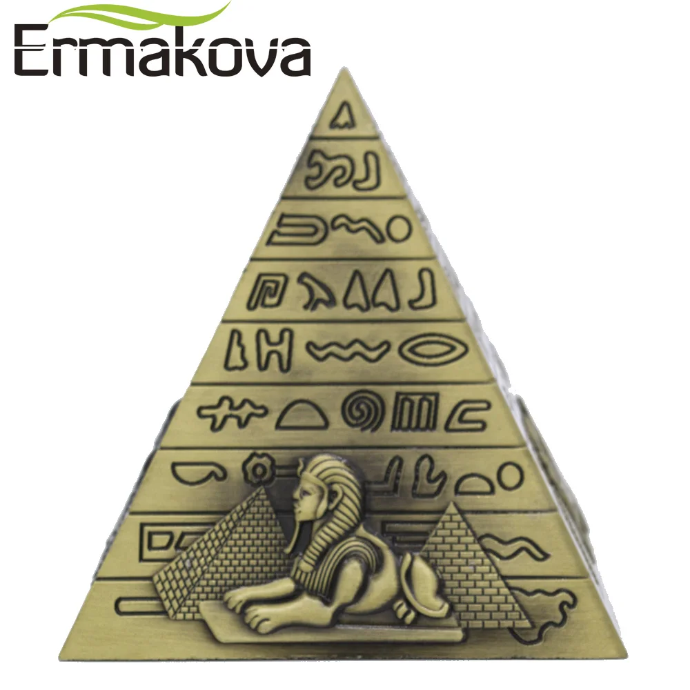 ERMAKOVA 10 см (3 9 дюйма) Ретро редкая Легенда металлические Египетские пирамиды