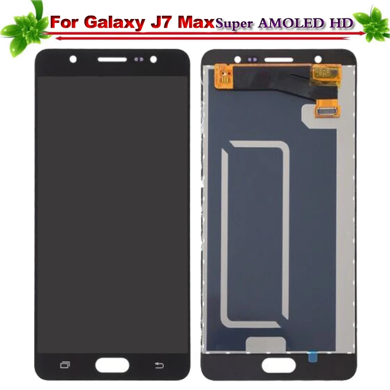 Для SAMSUNG Galaxy J7 Max 2017 ЖК дисплей Дисплей Сенсорный экран дигитайзер в сборе для G615 SM