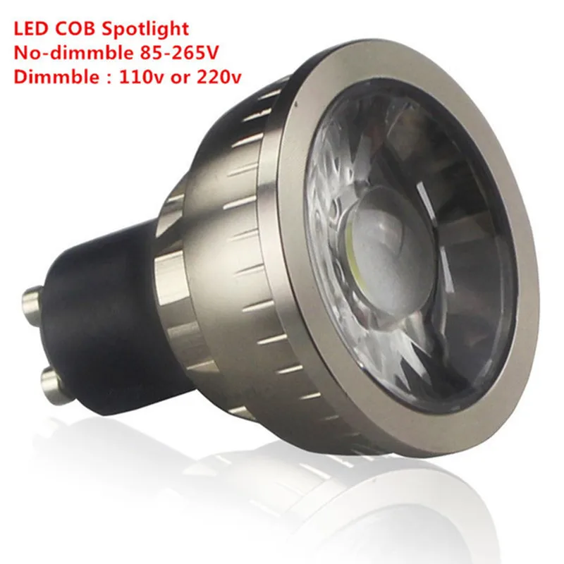 

10pcs Super Bright Dimmable GU10 COB 9W 12W 15W LED Filament Bulb AC110V 220V spotlight warm White / Cold White led LIGHTING