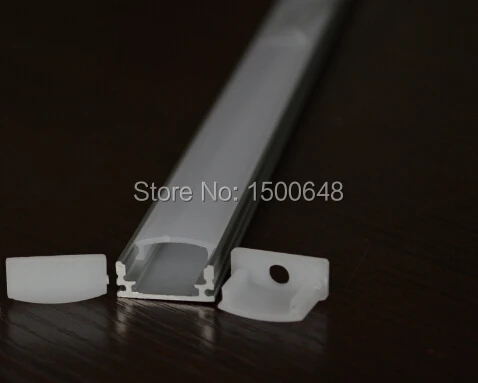 6 шт./лот светодиодные алюминиевые профили для светодиодных полосок
