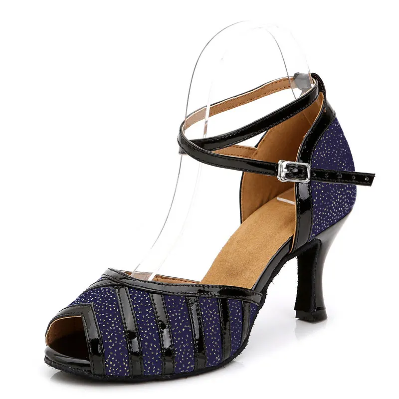 Женская обувь для бальных танцев латинских сальсы на высоком каблуке 6/7 5 см