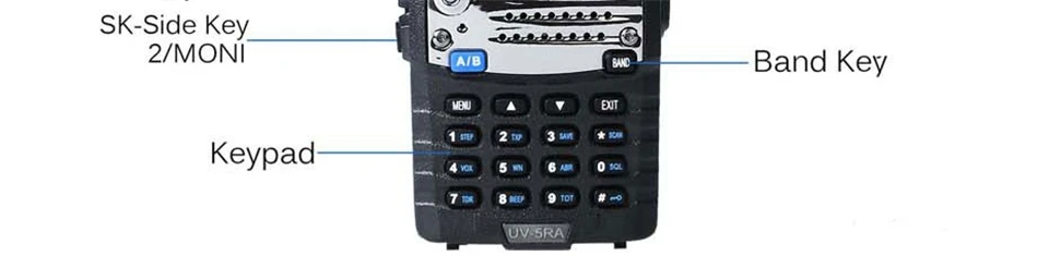 Baofeng UV-5RA портативная рация 5 Вт Высокая мощность Двухдиапазонный портативный двухсторонний радиоприемник UHF/VHF коммуникатор КВ трансивер Безопасность использования