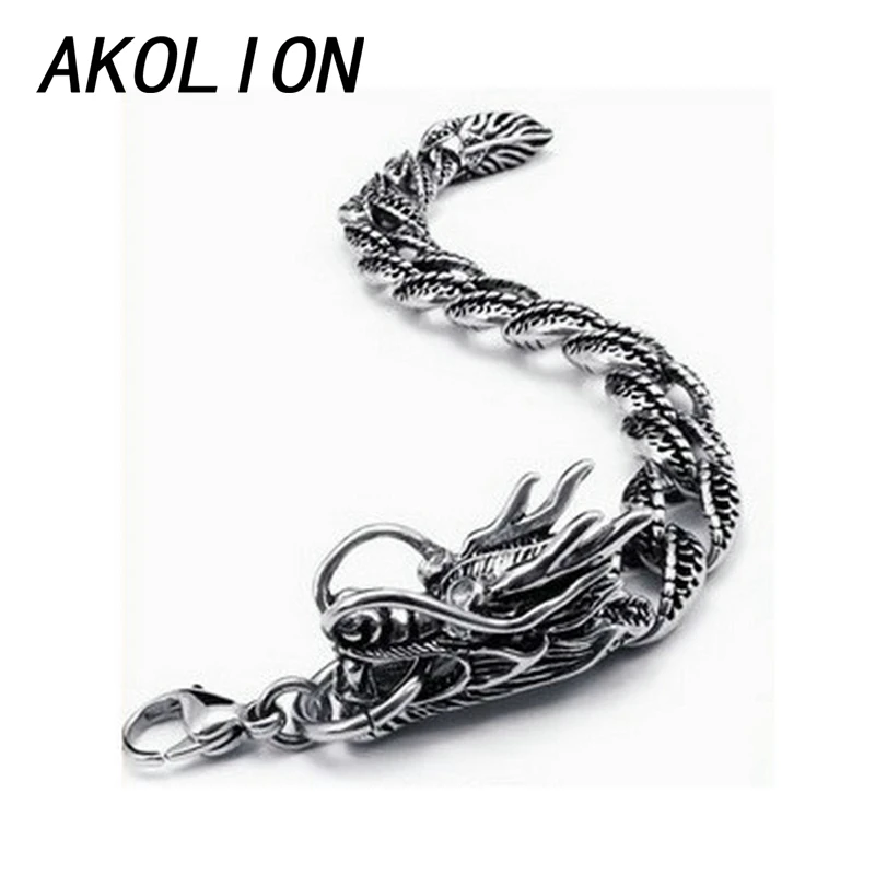 AKOLION dargon браслеты для женщин и мужчин ювелирные изделия эркек bileklik pulseira masculina hombre
