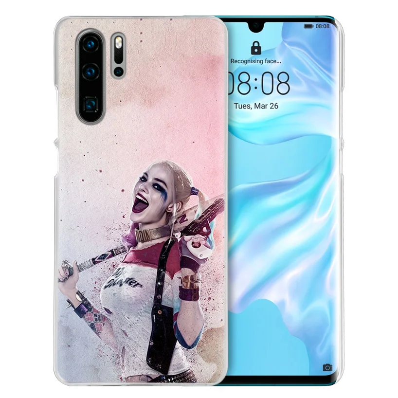 Джокер Отряд Самоубийц Харли чехол для huawei P20 P30 P Smart Nova 4 3i P10 P9 P8 Коврики 10 20 lite Pro мини жесткий чехол для телефона pc