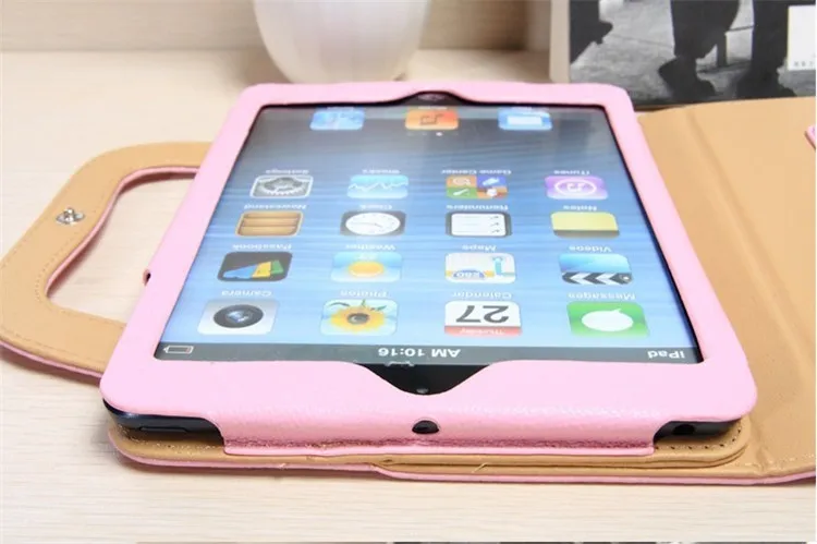 Высокое качество из искусственной кожи складная сумка для переноски Apple iPad Mini 1 2 3