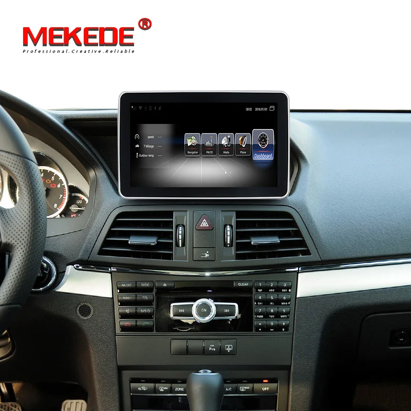 Новинка! Mekede " Автомобильный мультимедийный плеер навигация gps DVD для Mercedes BENZ E C207 2009- с android carplay 3 Гб ram 32 Гб rom