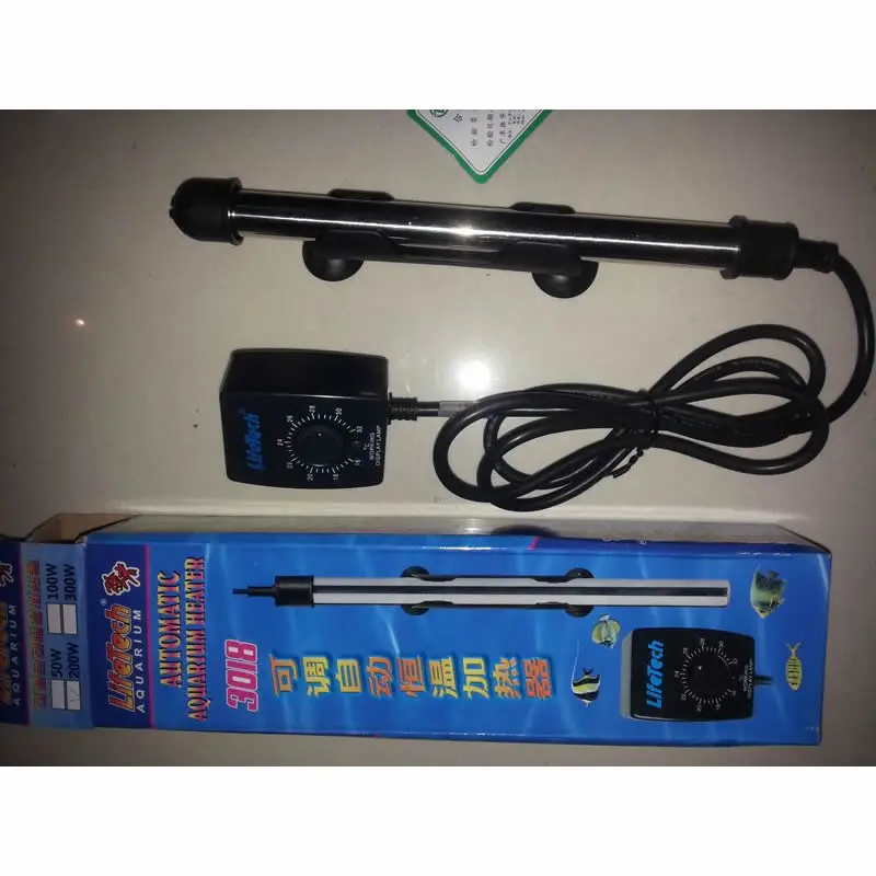 Бесплатная доставка водонагреватель теплее Регулируемый 100 Вт utomatic аквариума