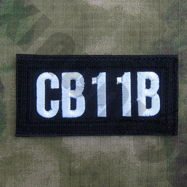 B3185 Hook Frame Вышивка патч черный нейлон ткань знак вызова настроить - Цвет: B3185 Hook Frame