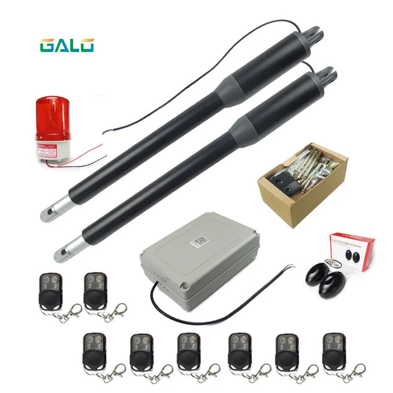 Kit 4 200 кг система двигателя автоматическая дверь AC220V/AC110V поворотные ворота привод идеальный костюм открывалка ворот - Цвет: Kit 4