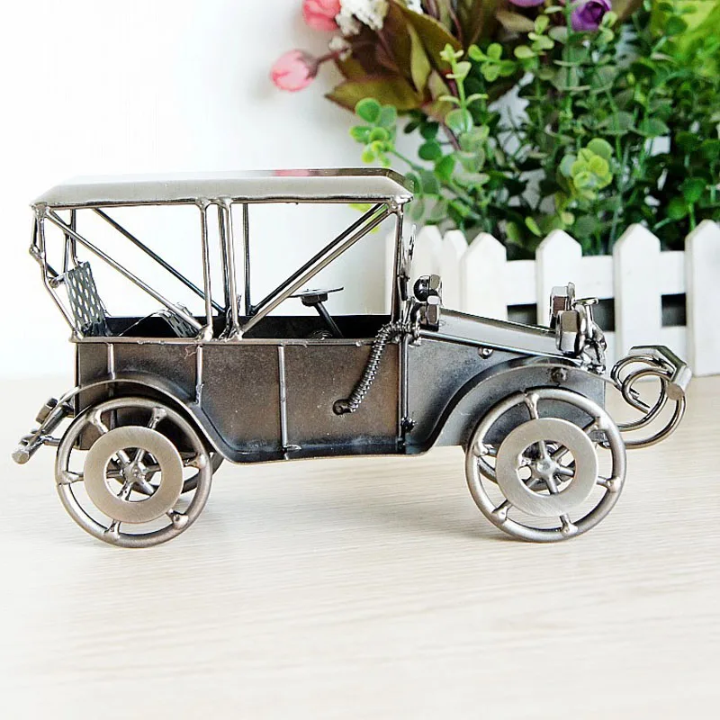Классический автомобиль Ford 8 5 ручной работы 20x10 5x1924 см металлическое ремесло для