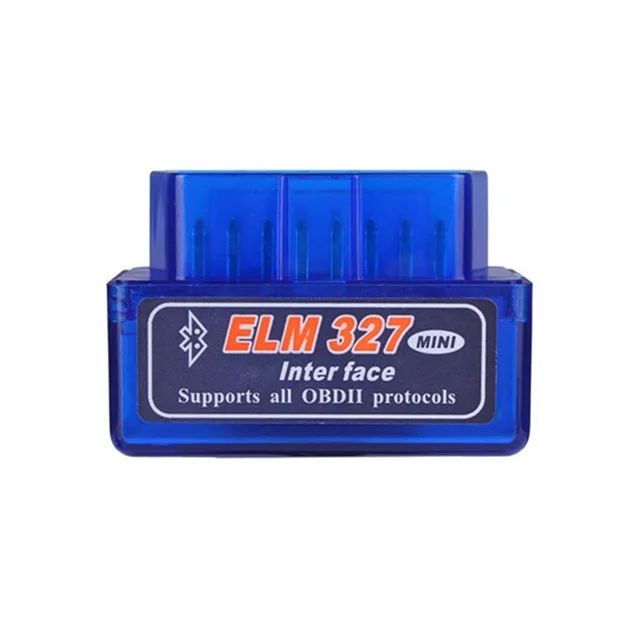 blue ELM327 V2.1 Bluetooth OBD OBD2 считыватель кодов CAN-BUS поддерживает мультибрендовые автомобили многоязычный ELM 327 BT V2.1 работает на Android/PC - Цвет: blue