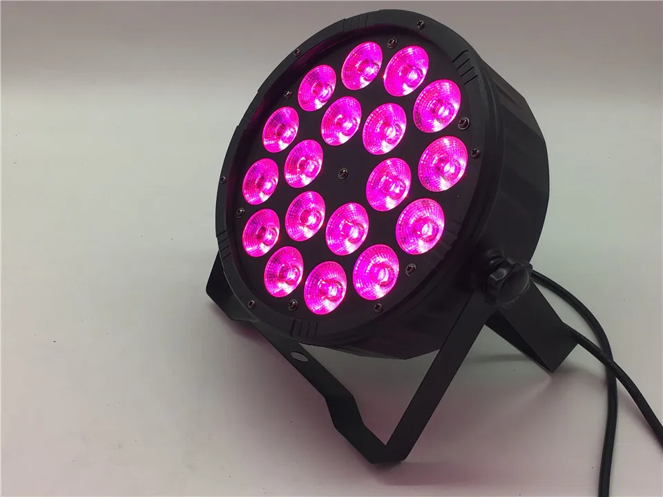 4 шт./лот 18X12 Вт RGBW 4in1 16 бит затемнения светодиодный ночной Светильник банки этап светильник диско диджей светодиодный par DMX512 4/8CH