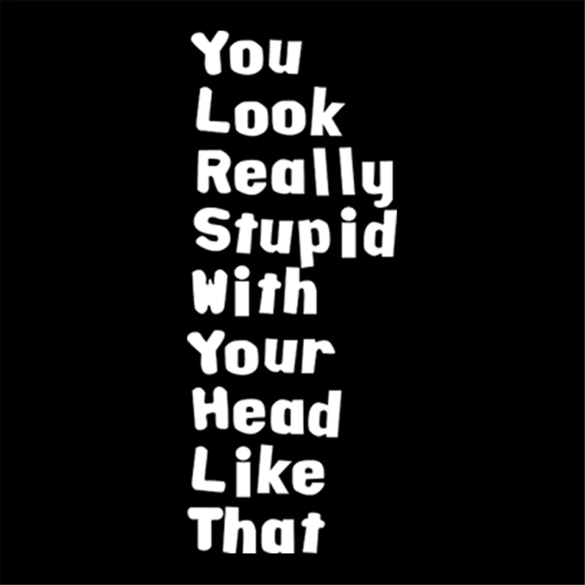 Вы выглядите глупо с головой как это автомобильное окно заднее стекло JDM DUB