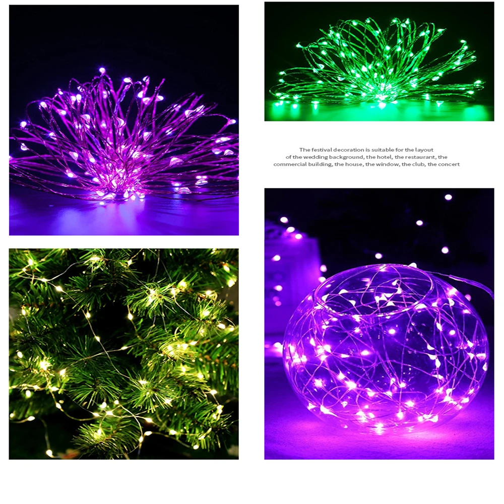 

2m 20LEDs Wire String Fairy Light lamp W/CR2032 Battery Christmas