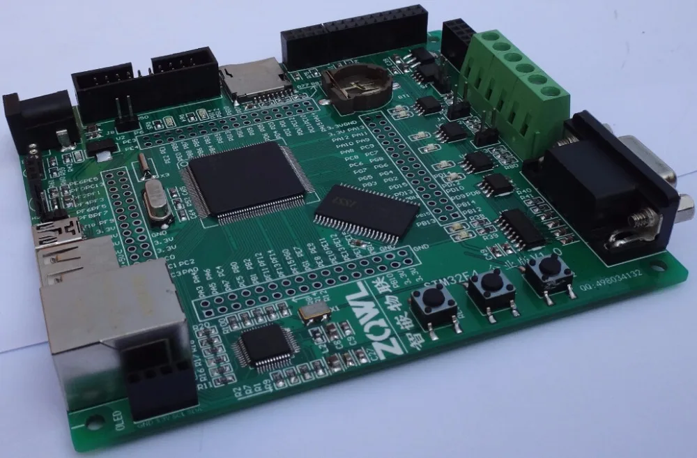 Бесплатная доставка макетная плата STM32F407 RAM 192KB 1MB 168MHZ sdio wifi/RC522/W5500|Интегральные